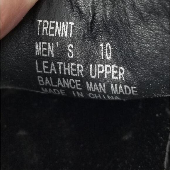 Steve Madden Men's Leather Black Trennt style Lace Up Dress Shoes Oxfords Size10 - Picture 13 of 14